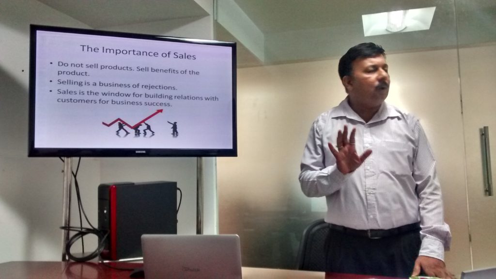 Sales training for Hostdime, Trivandrum