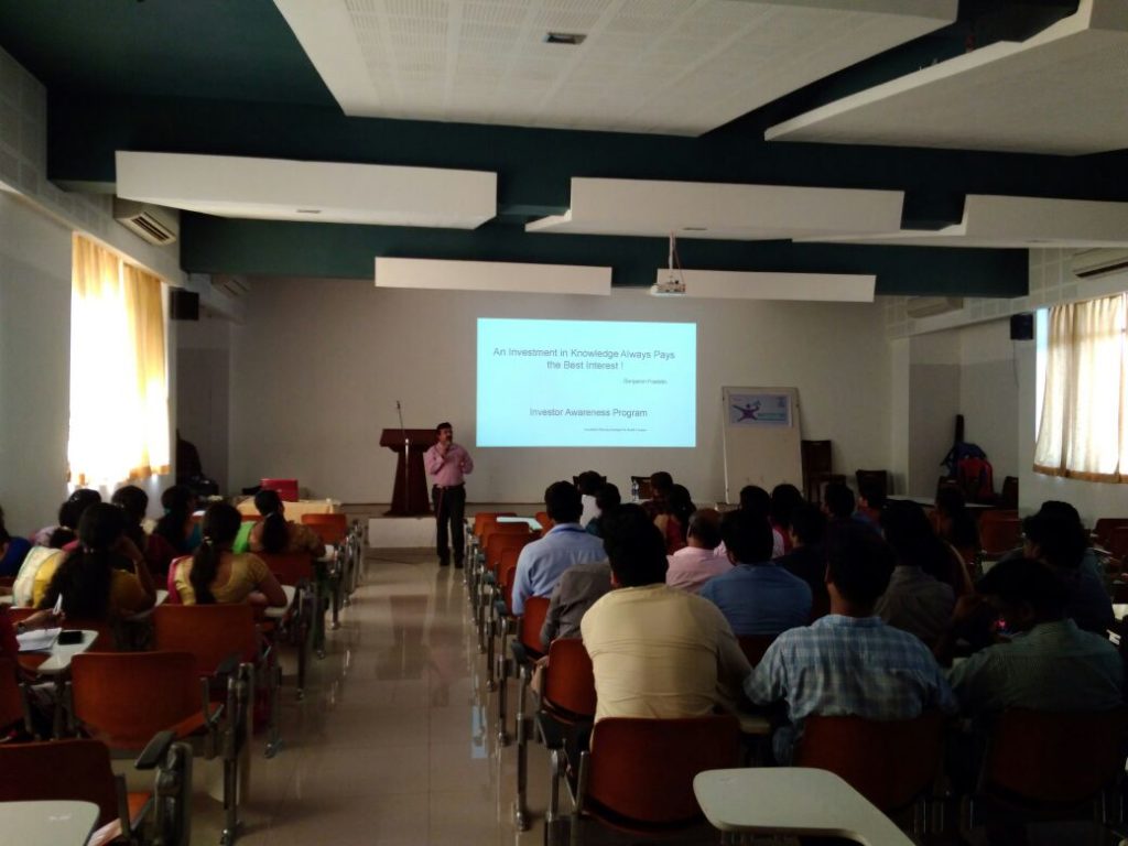 Investor awareness programme for the faculty members of Rajadhani Institute of Engineering and Techn